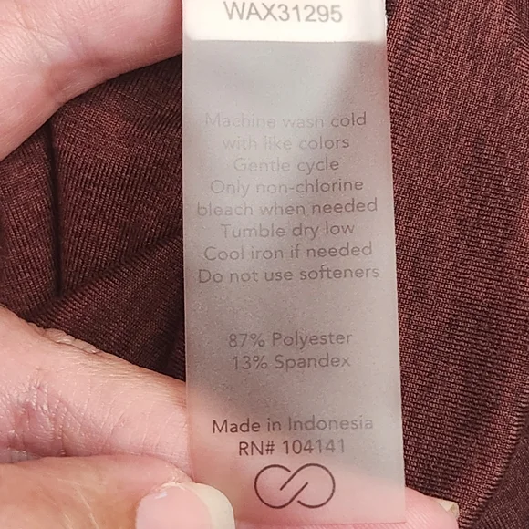 CALIA by Carrie Underwood Maroon Tank Top - Picture 5 of 6